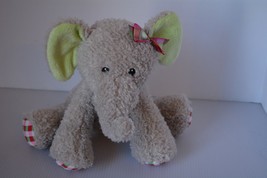 Pier 1 Imports Elsie Elephant Plush 3017759 Stuffed Animal Toy Gray 9&quot; L... - £14.45 GBP