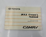 2002 Toyota Camry Owners Manual Handbook OEM A04B19058 - £21.75 GBP