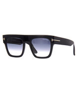 Tom Ford RENEE 847 01B Shiny Black/ Gray Gradient Sunglasses TF847 01B 52mm - $255.55