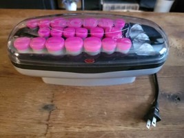 Conair Hot Clips 20 Flocked Hot Rollers Curlers 3 Heated Clips #CHV26HXTR Used  - $32.99