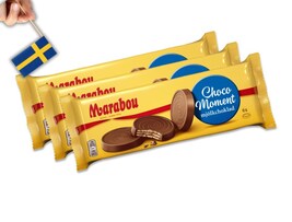 3 packs of Marabou Mjölkchoklad Choco moments Cookies 184g (6.49 Oz), XL... - $25.26