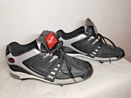 Rawlings Size 7 1/2 Cleats Baseball Shoes/Sneakers Blk/Red/White Clipper... - $13.68