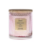 Raspberry &amp; Teak 10 oz. Scented Spiral Candle in Pink - £39.33 GBP