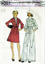 Vtg 1973 Misses&#39; Jacket, Skirt &amp; Pants Simplicity Pattern 5891-s Size 14 Uncut - £9.59 GBP