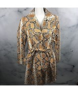 NWT Womens Multicolor Animal Snake Print Long Sleeve Button Front Jacket... - £31.62 GBP