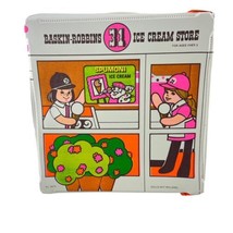 Mattel Baskin Robbins Ice Cream Store Play Set 1977 Includes 2 Soft Dolls - $29.02