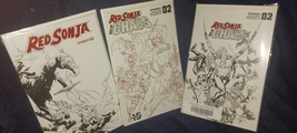 3);2016 RED SONJA  CHAOS #2 #25 DYNAMITE ENTERTAINMENT VARIANTS/9. FREE SH. - $19.99