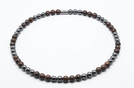 Bronzite and Hematite Necklace - A Shield of Confidence and Grounding - £23.95 GBP