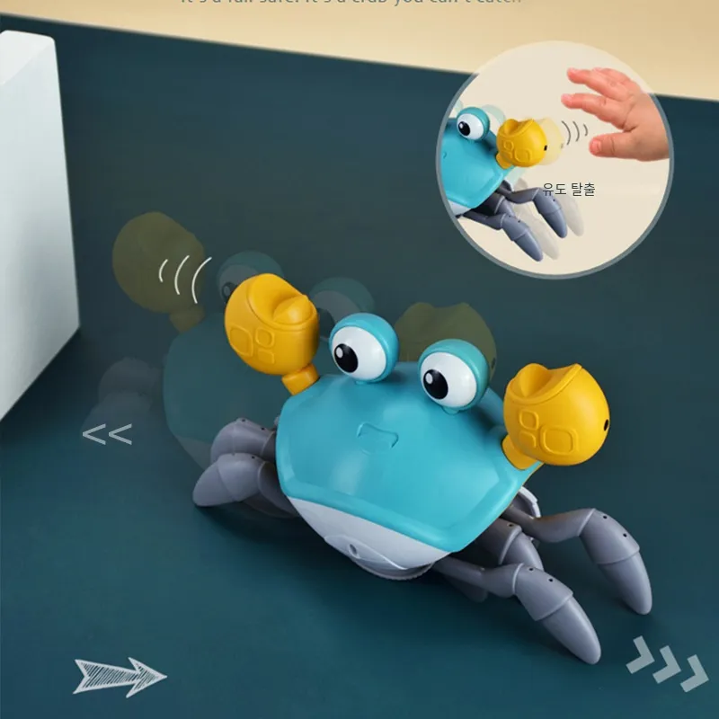 Induction Escape Crab Rechargeable Electric Pet Musical Toys Children&#39;S Toys - £10.51 GBP+