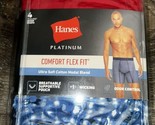 Hanes Platinum ~ 4-Pair Mens Boxer Briefs Underwear Modal Blend ~ M (32-34) - $22.02