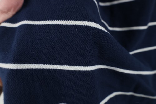 Vintage 90s Ralph Lauren Mens Medium Faded Striped Collared Golf Polo Shirt Blue Item image 8