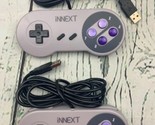2 Pack New SNES Controller Retro USB Super Classic Controller for PC - £13.43 GBP
