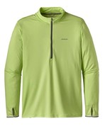 Patagonia Baselayer Men’s L Green Midweight 1/4 Zip Pullover Long Sleeve... - $40.00