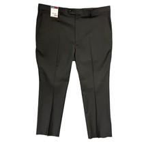 Roundtree &amp; Yorke Slacks Dress Pants Travel Smart Black NEW 42x29 Luxury Stretch - £35.43 GBP