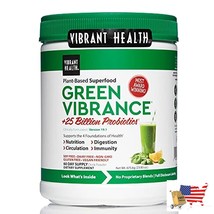 Vibrant Health Green Vibrance Vegan Superfood Powder 60 Servings FFP - $173.22