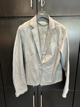 Stylish Jakett New York Women&#39;s Leather Blazer - Size L - $2,787.49 MXN