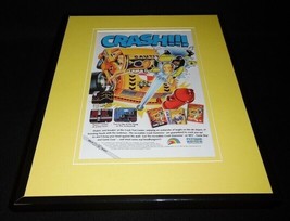 Crash Test Dummies 1993 NES Sega 11x14 Framed ORIGINAL Vintage Advertise... - £27.25 GBP