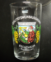 Qualitatsweinbaugemeinde Shot Glass Wine Tasting Gotteshilfe Bechtheim W... - $6.99