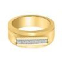 Anillo De Boda De Diamante Simulado De 0.75CT Conchapado En Oro De 18K Y... - £285.97 GBP