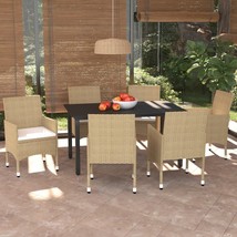  Dining Set Beige, Cream White, Black - €685,59 EUR