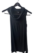 Inc International Concepts Size M Little Black Dress Cowl Neck Sleeveless - £15.71 GBP