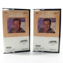 The Legendary Jim Reeves (2 Cassette Tape Set, 1986, Heartland) DVK2-0755 Tested - £6.25 GBP