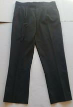 BLACK TUXEDO PANTS SIZE 42R WEDDING PROM FORMAL 41 X 32 MADE IN THE USA - £21.95 GBP
