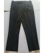 BLACK TUXEDO PANTS SIZE 42R WEDDING PROM FORMAL 41 X 32 MADE IN THE USA - $510.55 MXN