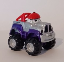 Cars Tonka die cast truck &quot;Chuck&quot; Silver &amp; Red lifted truck Maisto Hasbro 2001 - £6.23 GBP