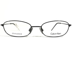 Calvin Klein CK426 599 Eyeglasses Frames Black Round Full Rim 50-18-135 - £29.14 GBP