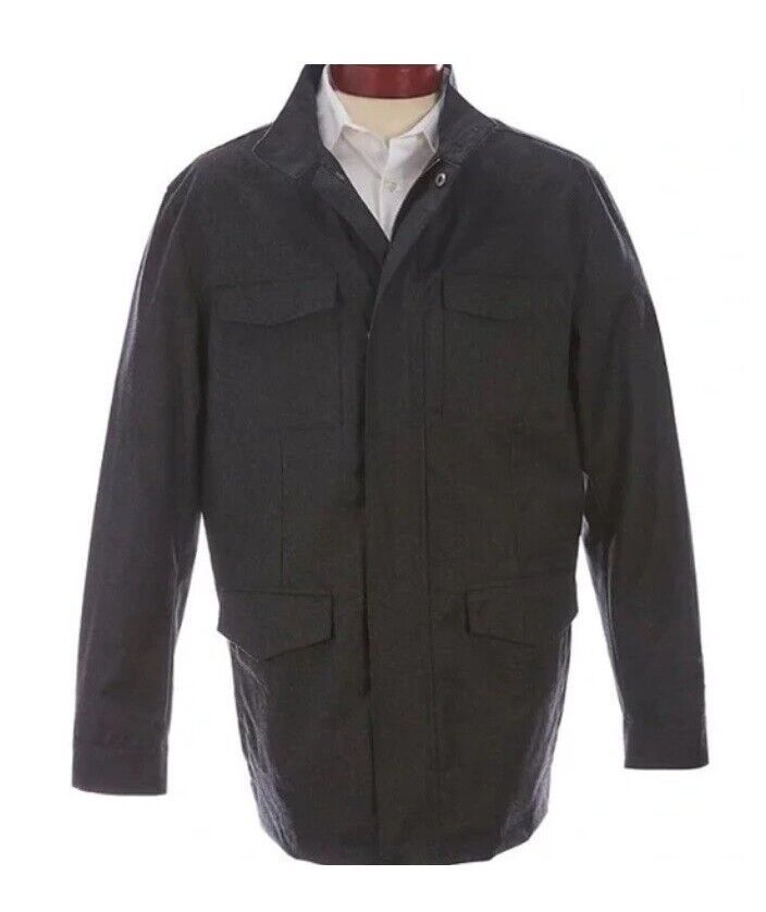 New Daniel Cremieux Signature Loro Piana Field Coat Charcoal Variety Sizes $475