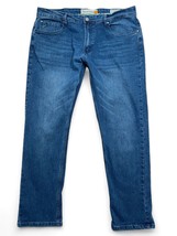 Tailor Vintage Jeans Mens 38x30 Slim Fit Blue Denim Canaan Stretch Waistband - £17.43 GBP