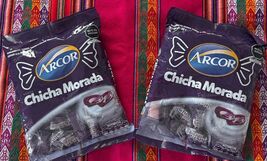 2 Chicha Morada Purple Corn Flavor Candies Total 720gr. Arcor Made in Peru - $14.98