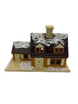 Vintage Byron Mold Ceramic Christmas Village 1984 Farmhouse - $32.66