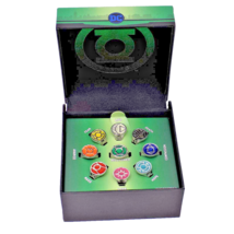DC Comics Green Lantern Emotional Spectrum | COMPLETE 9 Ring Set Adjustable - $123.75