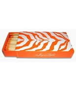 The Joy of Light Designer Matches Orange Zebra Print on Embossed Matte 4... - €9,36 EUR