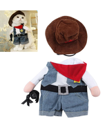 Denim Cowboy Pet Costume - £14.22 GBP