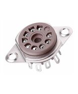 NEW - 9 Pin Belton Socket with Mounting Bracket Micalex .75" chassis hole - $2.47