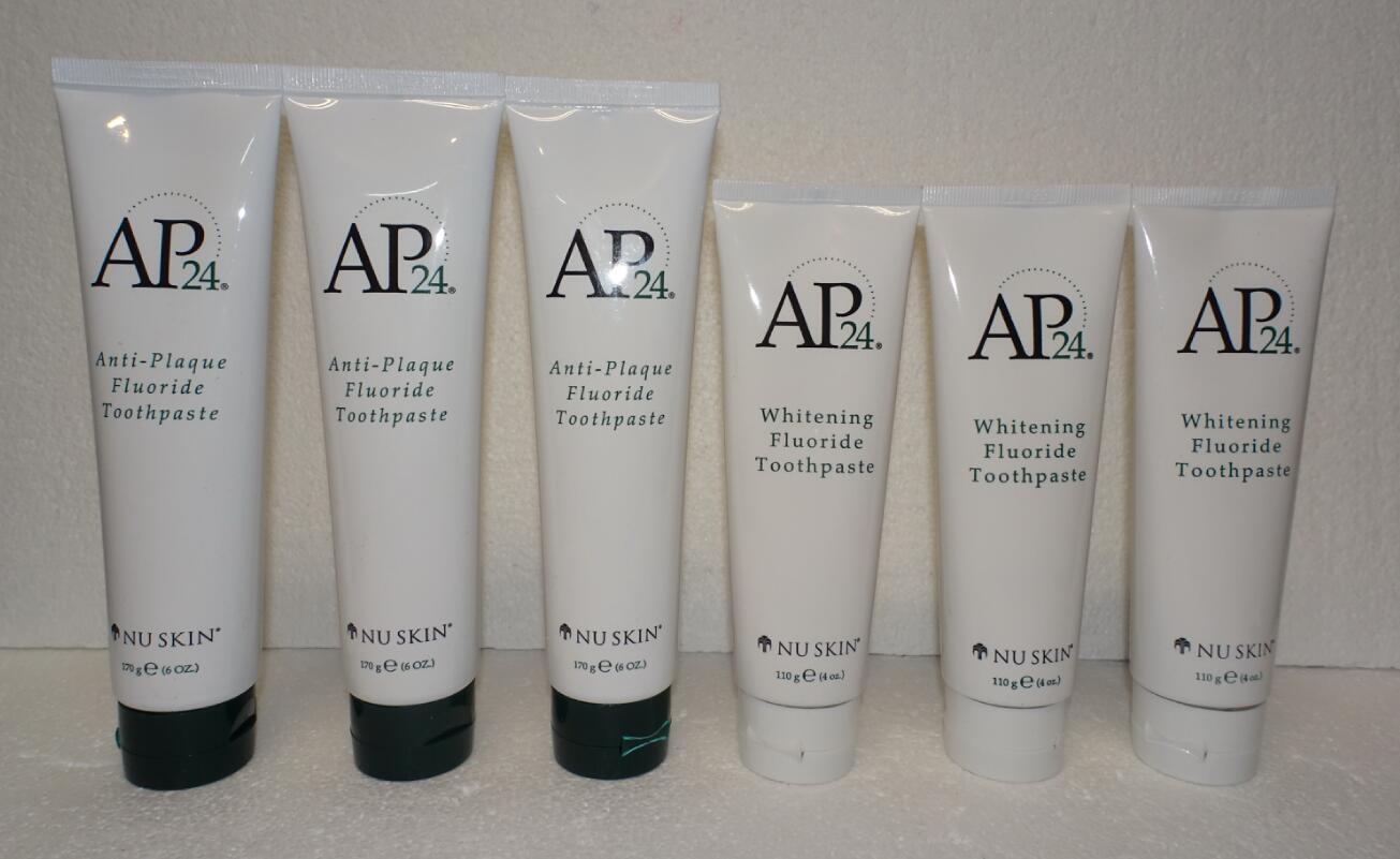 Three pack: Nu Skin Nuskin AP 24 Whitening & Anti-Plaque Fluoride Toothpaste x3 - $78.00