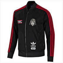 New Adidas Originals Star Wars Darth Vader Force Track Hoodie Jacket V33808 - £112.17 GBP