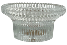 Candle-Lite Indiana Glass Reversable Ribbed Pillar/Taper Candle Holder  #1608 image 5