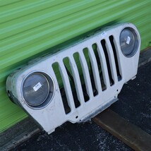 97-06 Chrysler Jeep Wrangler Grill Grille Gril Header Panel Radiator Support image 4