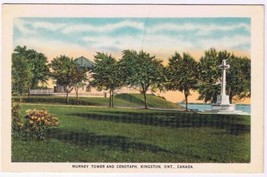 Postcard Murney Tower &amp; Cenotaph Kingston Ontario - £2.28 GBP