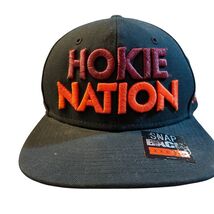 Nike Hokie Nation Snapback Hat Black Red Orange VT Adjustable Embroidere... - $17.28