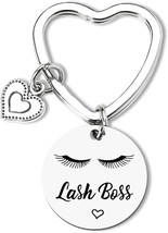 Lash Boss Keychain Beautician Gifts for Women Best Friend Party Esthetic... - £14.42 GBP