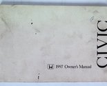1997 Honda Civic Coupe Owner&#39;s Manual Original 2 Door [Paperback] Honda - £21.33 GBP
