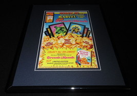 1993 Marvel / Crunch N Munch Framed 11x14 ORIGINAL Advertisement Spiderman Hulk - $34.64