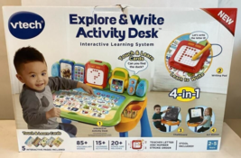 NEW Vtech 4-in-1 Explore &amp; Write Activity Desk Interactive Learning Syst... - $42.52