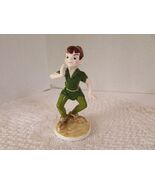 Disney Figurine Porcelain/Ceramic Peter Pan 5&quot;H - $9.68 CAD
