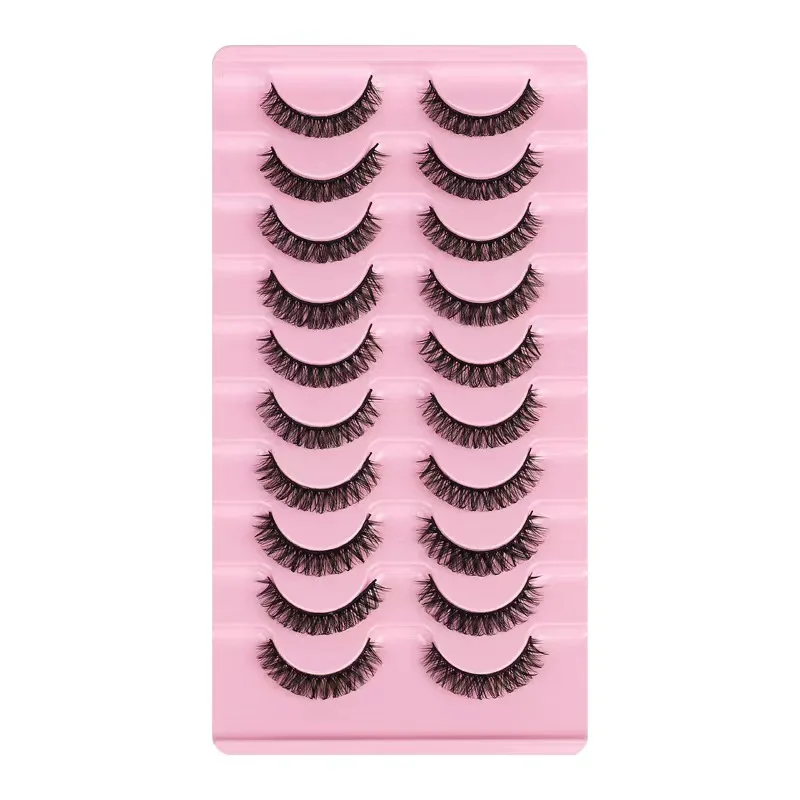 S dd curl 10 26mm russian lashes 3d mink eyelashes reusable fluffy russian strip lashes thumb200